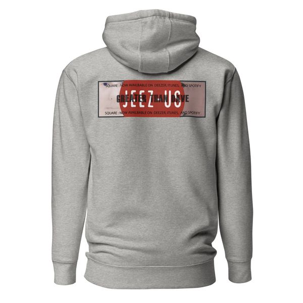 Greater Than Dave - Unisex Hoodie -Logo on Back with EP Name (6 colors, 6 Sizes)