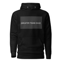 Greater Than Dave - Unisex Hoodie - Simple Logo (6 Colors, 6 Sizes)