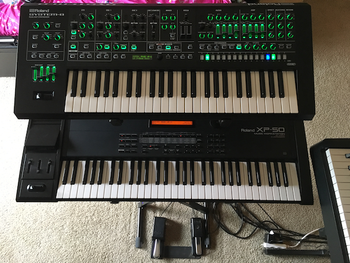 Roland System-8, XP-50
