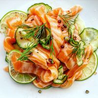 New Year's Gin-cured Salmon