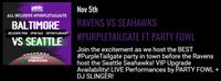 PARTY FOWL BAND - BALTIMORE RAVENS
