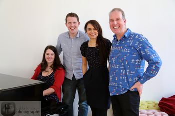 Laura, Dan, Samantha Barks and Al
