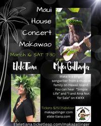 House Concert with Maka and Elele Tiana