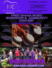 Free Ohana Music Workshop and Live Concert