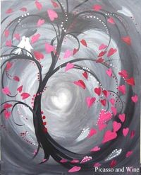 Tree of Hearts Sip & Paint