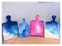 Galentines Resin Serving Board
