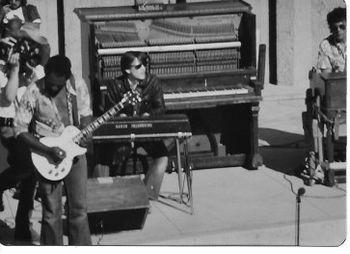 Mike with Mark Naftalin and Mike Bloomfield
