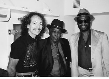 Carlos Santana, John Lee Hooker, Mike
