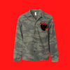 Strawberry Black Camo Wind breaker