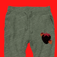 Strawberry Black Joggers