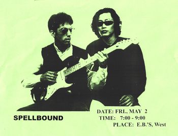 Spellbound @ EB's West (Farmers Market, Fairfax Ave., Los Angeles, CA.) Friday, May 2nd [7pm - 9pm]
