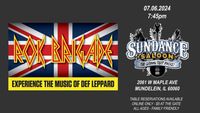 THE MUSIC OF DEF LEPPARD! - ROK BRIGADE - OUTDOOR STAGE - $5 AT THE GATE- ALL AGES