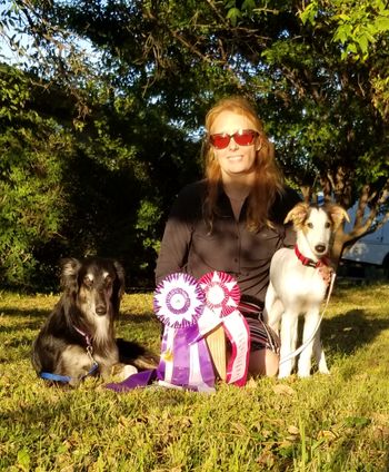 UKC Best in Show # 2, with his son Manhattan who earned Reserve Best puppy in Show
