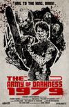 Army of Darkness 1979 #1 NYCC B&W + Dallas Fan Expo 2 BOOK SET (Signed, Remarked and Numbered)