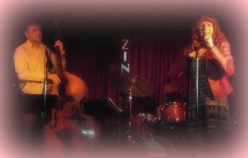Impromptu act with Valery Pomanarev Jazz Band at the Zinc Bar, NYC , December 2015
