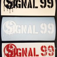 Sticker Pack - Sig99 text Logo 2 x 5.5 inches