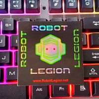 3" x 3" Holographic Sticker original ROBOT:LEGION Logo