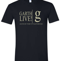 Garth LIVE! - T shirt - (black)