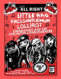 Little Hag / Krissanthemum / Lollirot / Emmannuel and the Unlimited Consciousness 