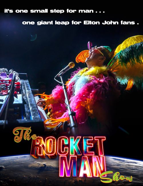 Rus Anderson as Elton John live in The Rocket Man Show