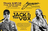 Victoria Vox w/ Jack Maher: Jack & the Vox