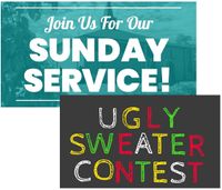 Sunday Service/Ugly Sweater Contest