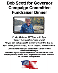 Bob Scott for Governor Campaign Committee Fundraiser Dinner