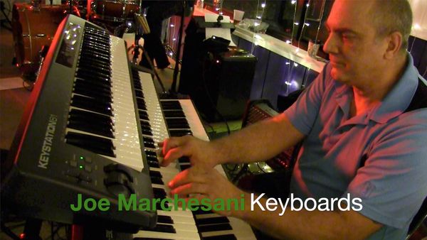 Joe Marchesani is a masterful keyboard musician. Piano, organ, strings, banjo, handclaps. He has played in local bands for many years including a Moody Blues Tribute band with Fran..