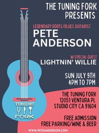 Pete Anderson Band along with Lightnin' Willie