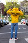 Yellow  Graffiti  Sweater