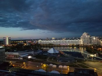 view from my hotel room in Belarus

