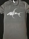 Women's Grey Baby Tee (Girl Cut)