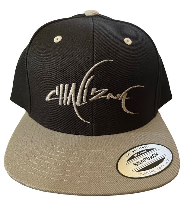 Classic Logo - Black hat with Grey bill & Charcoal Grey Logo