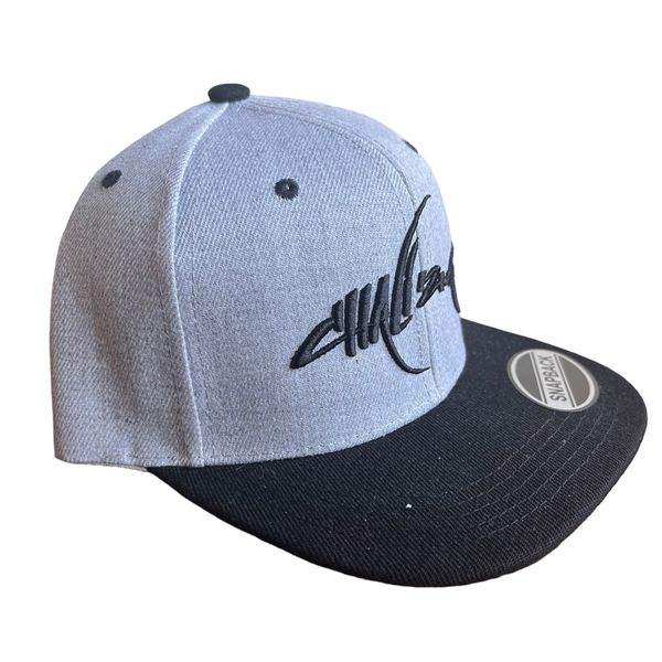 Classic logo - Light Grey Snapback Hat - Chali 2na