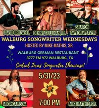 Walburg Songwriter Wednesdays @ Walburg German Restaurant