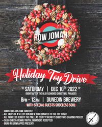Row Jomah's Annual Holiday Toy Drive w/ Shoeless Soul
