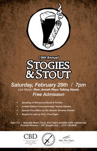 19th Annual Stogies & Stout