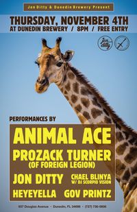 Animal Ace, Prozack Turner, Jon Ditty, Chael Blinya, HeyeYella, & Gov Printz