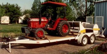 10,000# Cap. 7'x24' Custom Equipment Trailer
