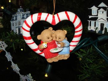 An ornament of me and my adorable son

