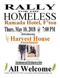 "Rally for the Homeless" - Harvest House Fredericton
