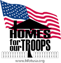 FUNDRAISER -- HOMES for our TROOPS