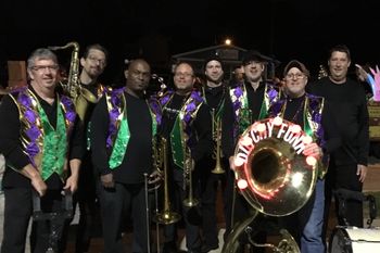 Dutchyfunk in full force at the Columbia Mardi Gras Parade; October '19
