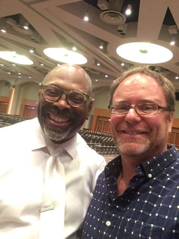 Learned a lot working with gospel great Keith Hampton in Milwaukee. 8/19
