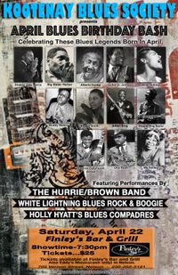 Kootenay Blues Society Presents April Blues Birthday Bash