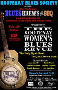Kootenay Blues Society presents Blues Brews and BBQ