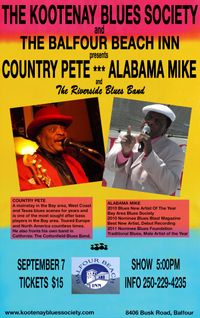 Country Pete and Alabama Mike with Riverside Blues Band