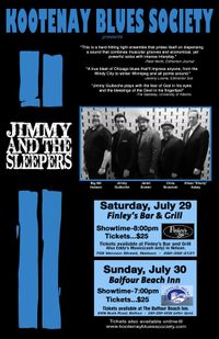 Kootenay Blues Society Presents: Jimmy and The Sleepers