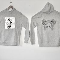 Grey Cotton Hoodie