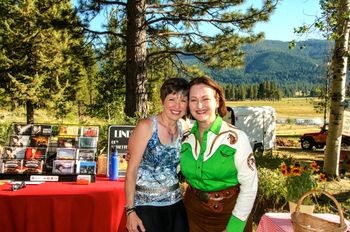 With Western Swing Artist Extraordinaire, Carolyn Martin in Clio,CA
